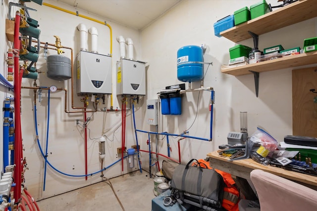 388 Cherry Creek Rd, Thompson Falls, MT 59873 - utility room featuring water heater