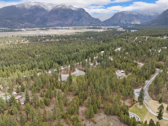 388 Cherry Creek Rd, Thompson Falls, MT 59873 - mountain view featuring a heavily wooded area