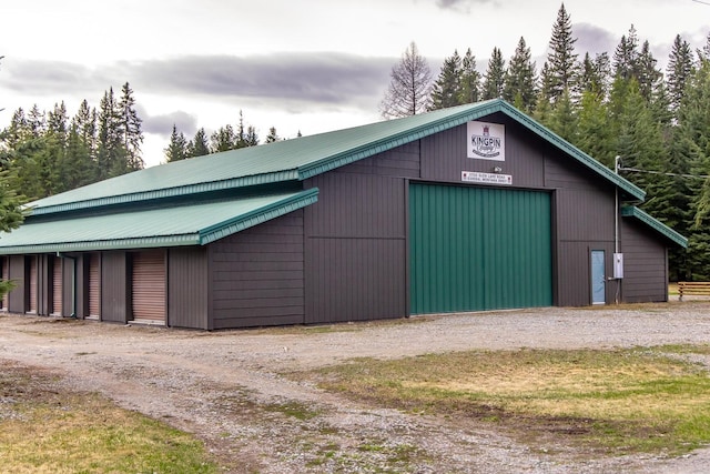3700 Glen Lake Rd, Eureka, MT 59917 - detached garage with driveway
