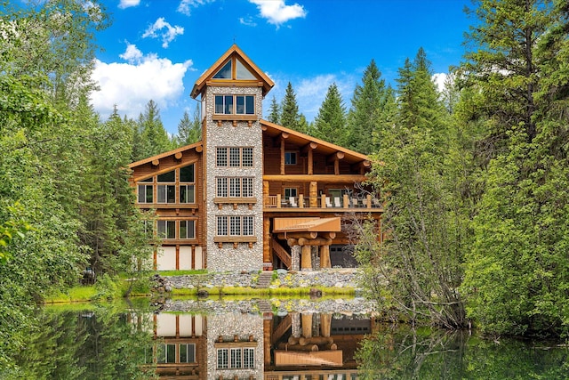 3700 Glen Lake Rd, Eureka, MT 59917 - view of property with a water view