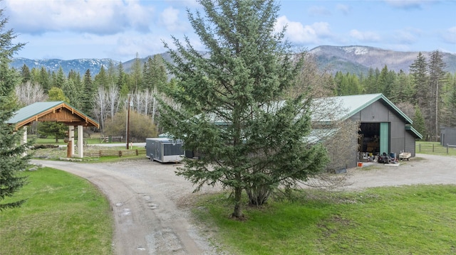 3700 Glen Lake Rd, Eureka, MT 59917 - mountain view featuring a heavily wooded area