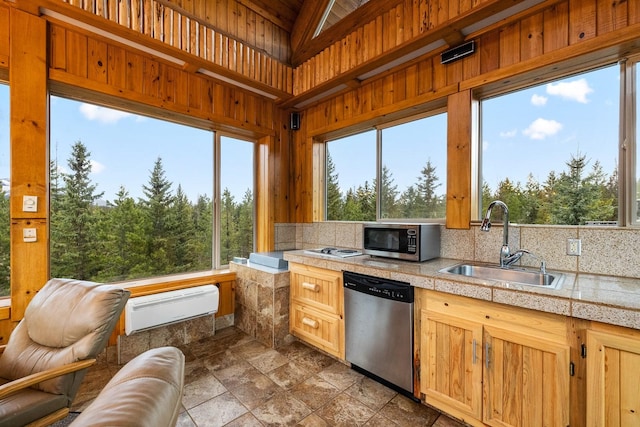 3700 Glen Lake Rd, Eureka, MT 59917 - sunroom / solarium with vaulted ceiling and healthy amount of natural light