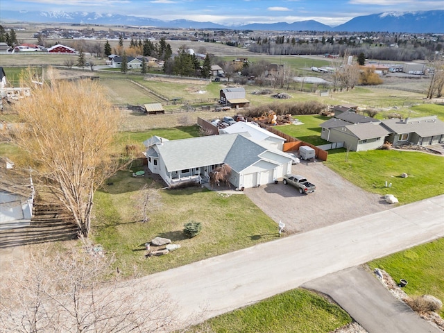 385 Meadow Hills Dr, Kalispell, MT 59901 - view from above of property featuring mountains