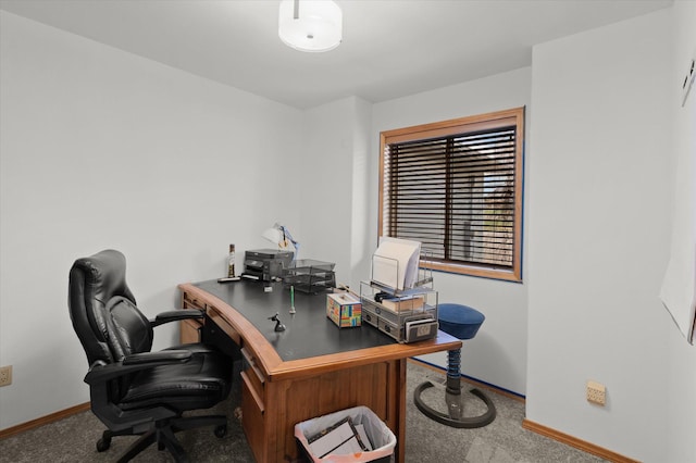 385 Meadow Hills Dr, Kalispell, MT 59901 - office featuring baseboards and carpet floors