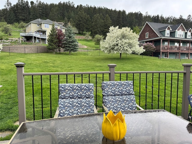 8 Primrose Ct, Kalispell, MT 59901 - view of patio with a view of trees