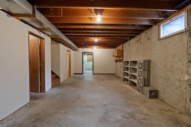 220 Ferndale Dr, Bigfork, MT 59911 - basement featuring stairs