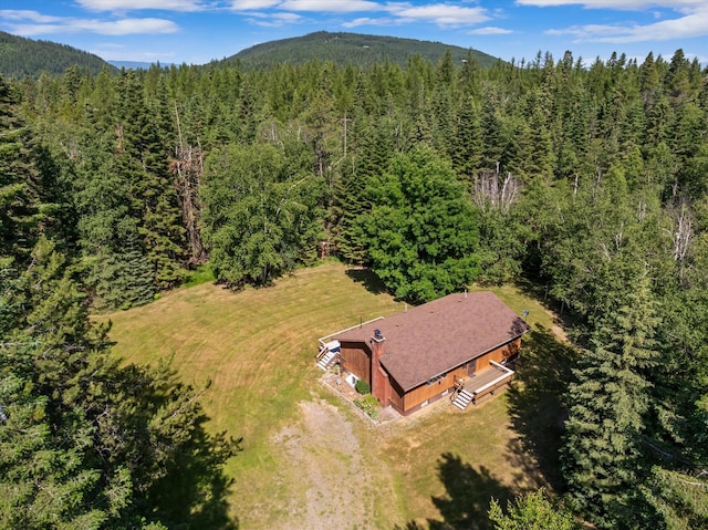 220 Ferndale Dr, Bigfork, MT 59911 - view from above of property with a forest