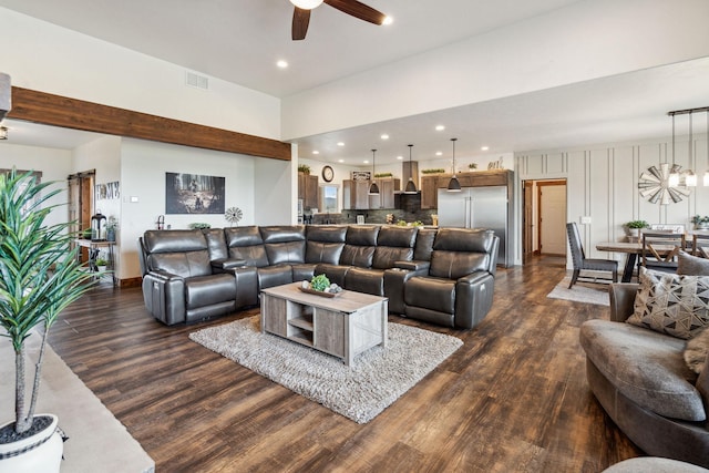 2650 W Valley Dr, Kalispell, MT 59901 - dining room with a decorative wall and dark wood-style floors