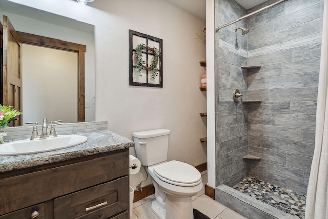 2650 W Valley Dr, Kalispell, MT 59901 - bathroom featuring vanity, toilet, and a shower with shower curtain