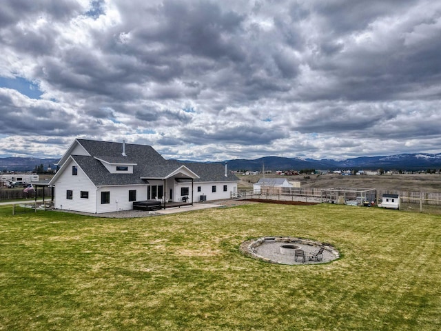 2650 W Valley Dr, Kalispell, MT 59901 - birds eye view of property featuring a rural view and a mountain view