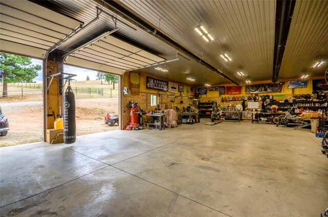 5 Alpine Valley Ln, Clancy, MT 59634 - garage featuring a workshop area