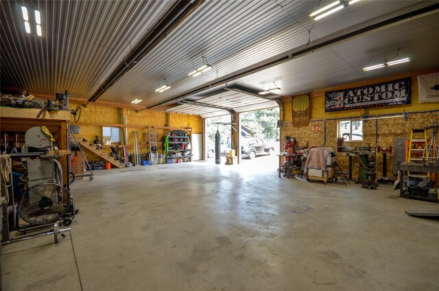5 Alpine Valley Ln, Clancy, MT 59634 - garage with a workshop area