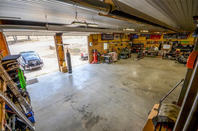 5 Alpine Valley Ln, Clancy, MT 59634 - garage with a workshop area