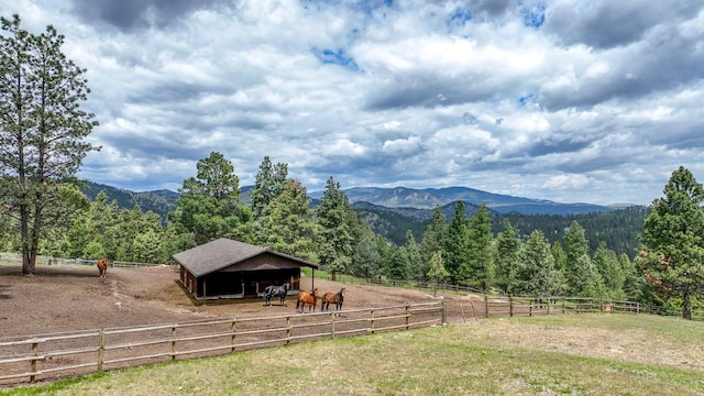 5 Alpine Valley Ln, Clancy, MT 59634 - view of mountain backdrop featuring rural landscape and a heavily wooded area