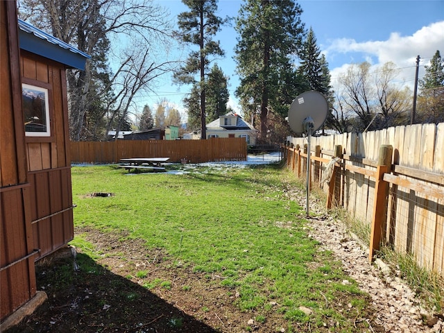 105 Stapp Ln, Darby, MT 59829 - view of yard with a fenced backyard