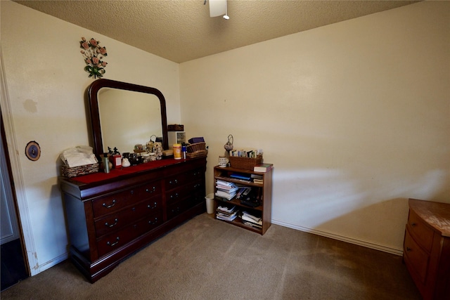 261 Locust Ln, Seeley Lake, MT 59868 - carpeted bedroom with a ceiling fan