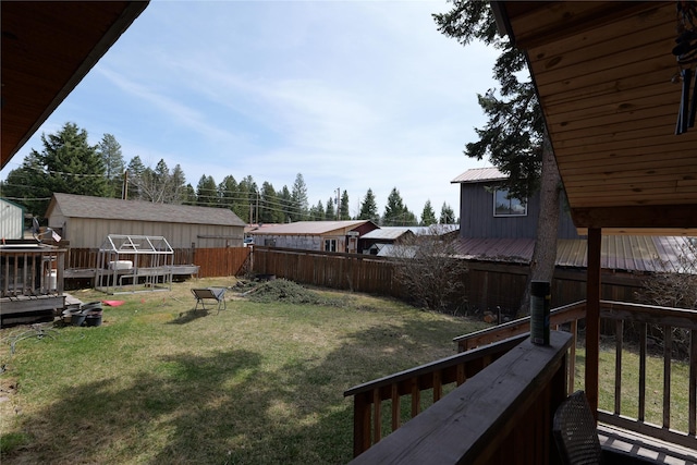 261 Locust Ln, Seeley Lake, MT 59868 - view of yard featuring a wooden deck