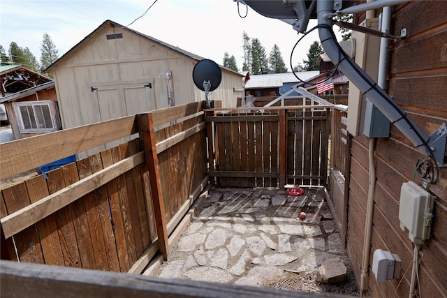 261 Locust Ln, Seeley Lake, MT 59868 - view of patio / terrace with fence