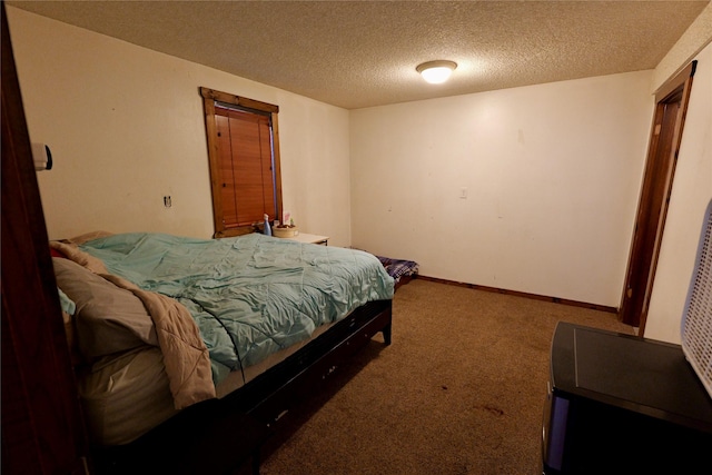 261 Locust Ln, Seeley Lake, MT 59868 - carpeted bedroom with a textured ceiling