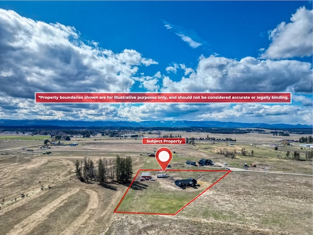 192 Glacier Flats Rd, Kalispell, MT 59901 - view of rural area featuring property boundaries highlighted