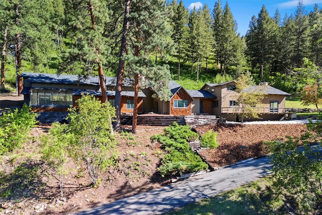 2041 Sleeping Child Rd, Hamilton, MT 59840 - view of ranch-style home