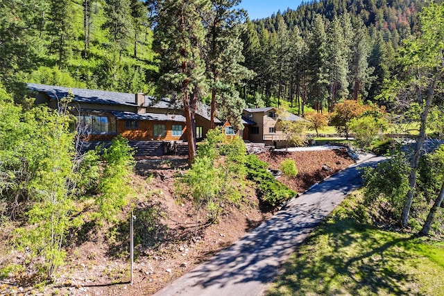 2041 Sleeping Child Rd, Hamilton, MT 59840 - view of yard with a wooded view