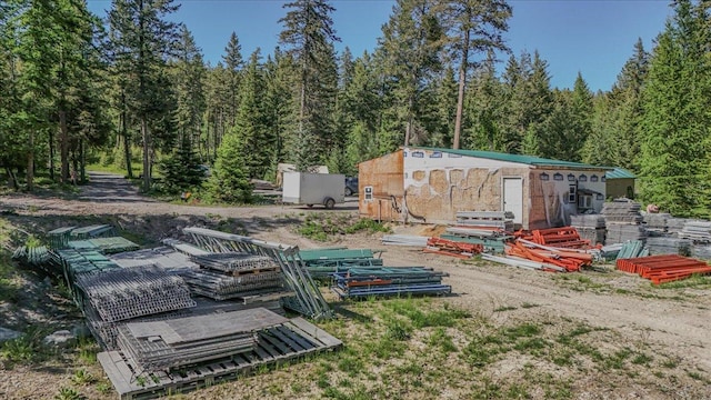 1365 Bierney Creek Rd, Lakeside, MT 59922 - view of yard featuring a forest view