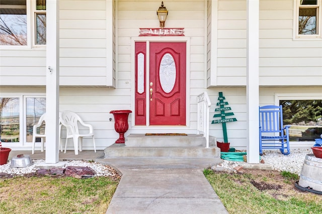 view of property entrance
