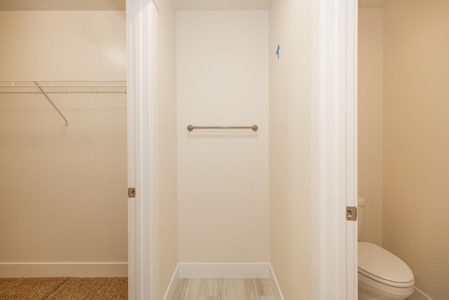 327 Meadow View Loop, East Helena, MT 59635 - bathroom with toilet, baseboards, and a spacious closet