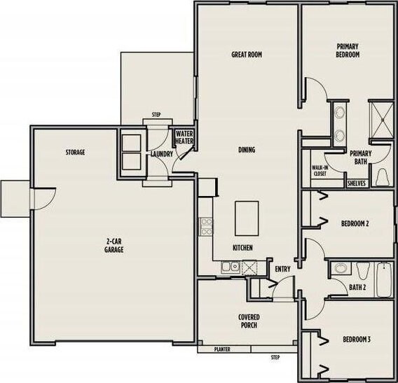 327 Meadow View Loop, East Helena, MT 59635 - floor plan