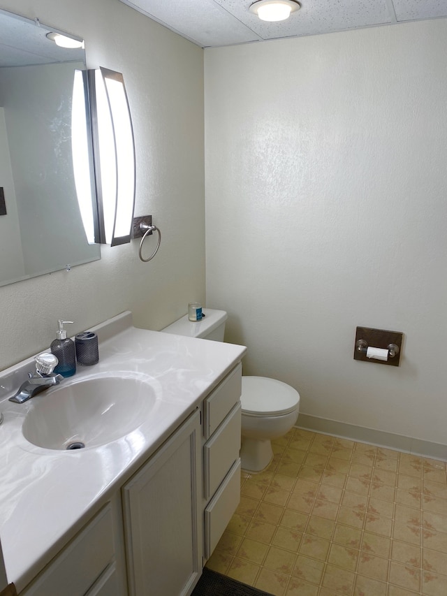 1405 2ND W Hill Dr, Great Falls, MT 59404 - bathroom with vanity and tile patterned floors