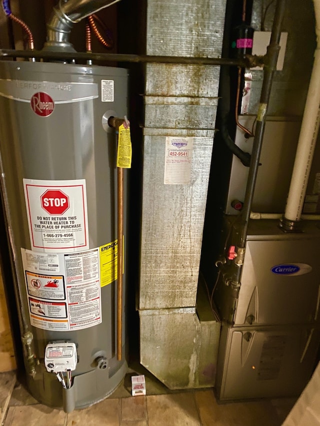1405 2ND W Hill Dr, Great Falls, MT 59404 - utilities featuring gas water heater
