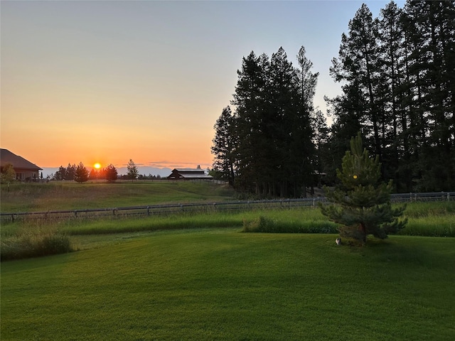 124 Hidden Waters Ln, Kalispell, MT 59901 - view of yard at dusk