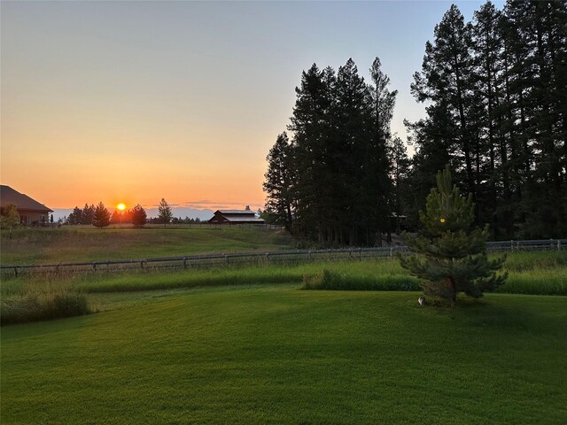 124 Hidden Waters Ln, Kalispell, MT 59901 - view of yard featuring a rural view