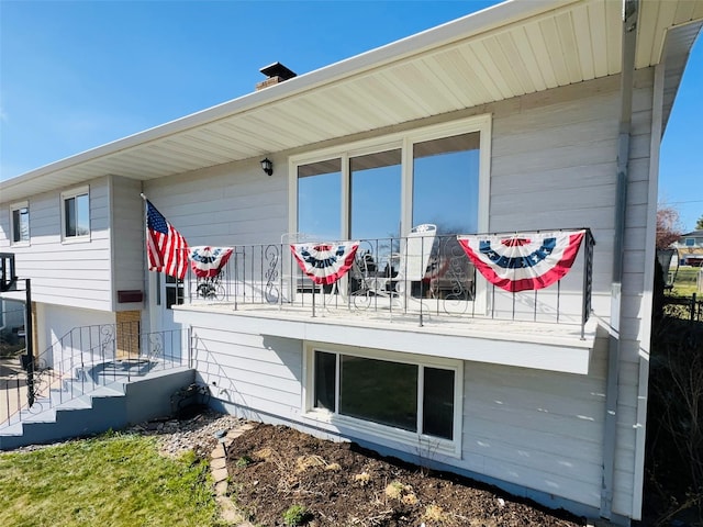 767 33rd Ave NE, Great Falls, MT 59404 - back of property featuring a chimney