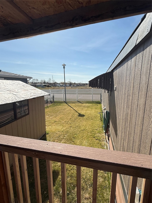 3805 7th St NE Unit 26, Great Falls, MT 59404 - view of yard with fence