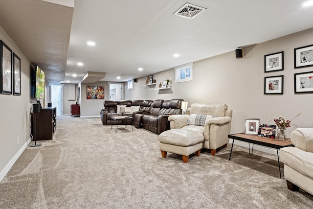 2324 Cloverdale Dr, Missoula, MT 59803 - living area with carpet flooring and recessed lighting