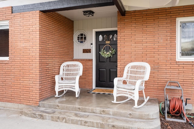 2324 Cloverdale Dr, Missoula, MT 59803 - view of exterior entry featuring brick siding