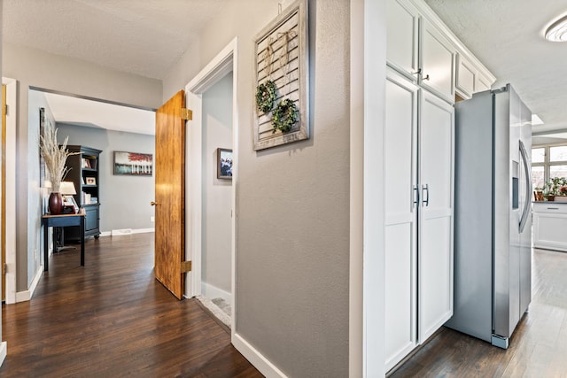 2324 Cloverdale Dr, Missoula, MT 59803 - hallway with dark wood-style floors and baseboards