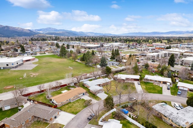 2324 Cloverdale Dr, Missoula, MT 59803 - aerial view of residential area featuring mountains