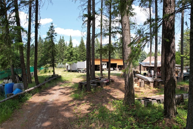 64 Ponderosa Ln, Thompson Falls, MT 59873 - view of yard with an outbuilding and a pole building