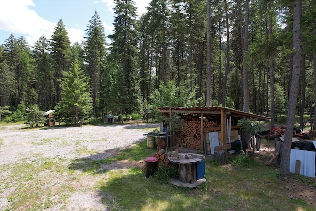 64 Ponderosa Ln, Thompson Falls, MT 59873 - view of yard featuring a view of trees