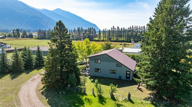 628 Kelley Rd, Columbia Falls, MT 59912 - view of subject property with mountains