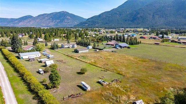 628 Kelley Rd, Columbia Falls, MT 59912 - bird's eye view of a mountainous background
