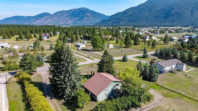 628 Kelley Rd, Columbia Falls, MT 59912 - drone / aerial view of a mountainous background