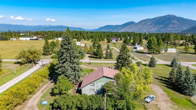 628 Kelley Rd, Columbia Falls, MT 59912 - drone / aerial view of a mountain backdrop
