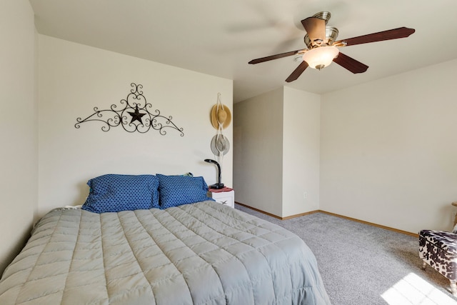 1923 Montana St Unit B, Missoula, MT 59801 - bedroom featuring carpet flooring, baseboards, and a ceiling fan