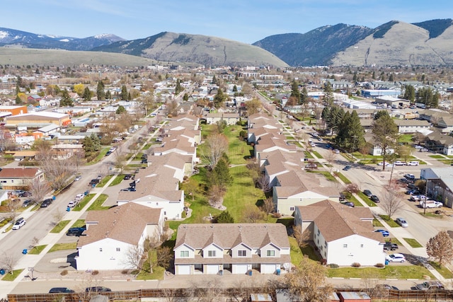 1923 Montana St Unit B, Missoula, MT 59801 - drone / aerial view featuring a residential view and a mountain view