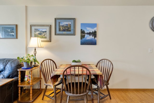1923 Montana St Unit B, Missoula, MT 59801 - dining area featuring light wood-style floors and baseboards
