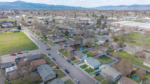 1634 W Central Ave, Missoula, MT 59801 - view of property location with a mountainous background and nearby suburban area